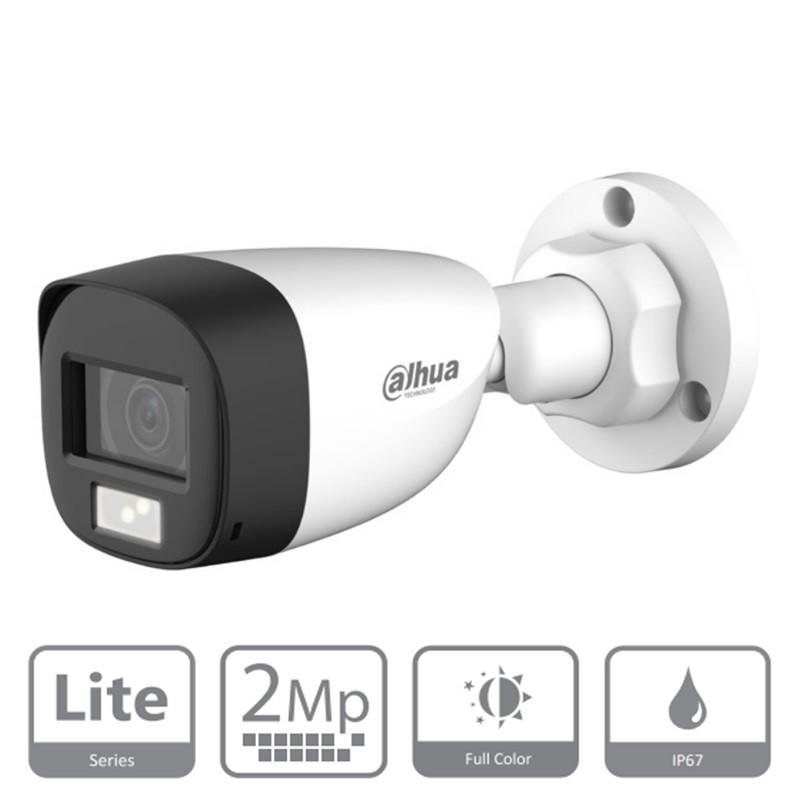 CAMARA BALA CVI FULL COLOR 2MP LF 2.8 LED20 METAL/P