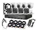 (kit oferta) Kit 8 Cámaras Hikvision 1080p 4 Bala 4 Domo 1TB 1TB CABLES 6X15M 2X30M