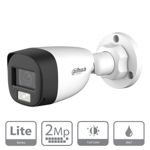 CAMARA BALA CVI FULL COLOR 2MP LF 2.8 LED20 METAL/P