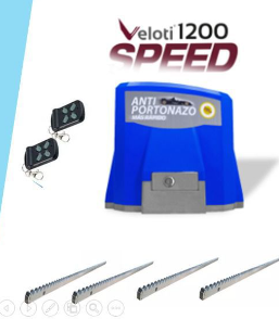 Oferta KIT Speed 1200 + 4m Cremalleras de Acero + 2 Controles + Instalación
